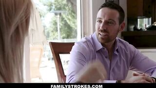 Familystrokes - Monstrous Boobed Mother Caught Spouse Fucking Step Stepdaughter