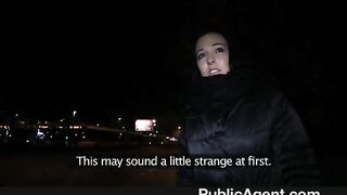 Publicagent - Nikki Gullible College Girl Unclothes