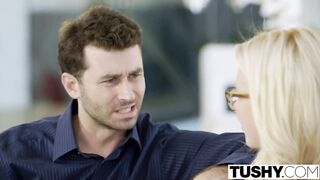 Tushy - First-ever Rump Fucking For Blond Honey Samantha Rone