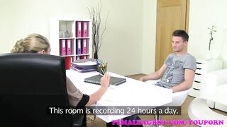 Femaleagent Unexpected Casting Fucks Cougar Agent Stunningly