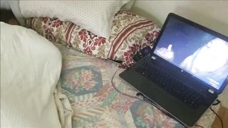 Sleeping Step-mom Gets Awaken To A Creampie