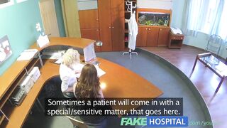 Fakehospital Medics Compulasory Health Check Makes Buxom Makeshift Clinic Assistant Pussy Moist