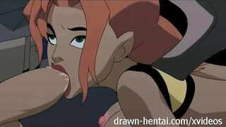 Justice League Hentai - Canary Fucked In A Flash