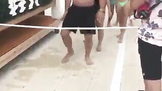 Oops! Embarrassing Pussy Display!