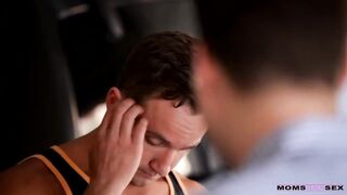 Super-steamy Three Way With His Stepmother