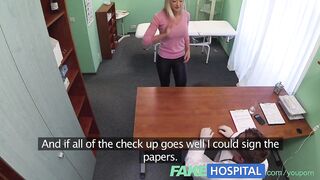 Fakehospital Blondie Entices Doc To Get Her Own Way