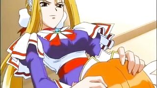 Molten Lesbian Romp Performed By These Hentai Sweethearts