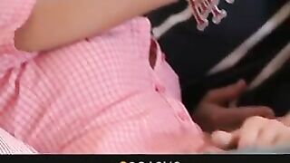 Climaxes - Beautiful Teenager Lets Her Bf Cum Inwards Her