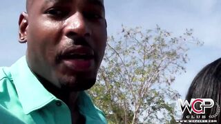 Wcpclub Black Booty Babe Takes A Bbc And A Creampie