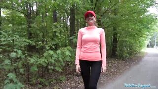 Public Agent Hot Spanish Jogger Fucks On Stairs