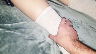 Sleeping Little Sister Gets A Secret Creampie