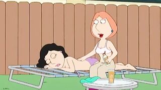 Family Guy Hentai - Backyard Lesbians