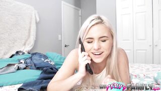 Dad Disciplines Hot Teen Blonde Step Daughter For Piercings