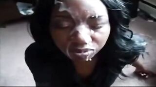 Black Collage Sluts Facial Compilation