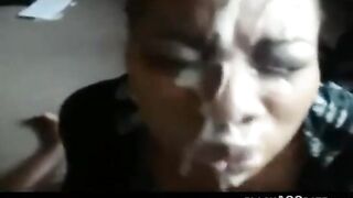 Black Collage Sluts Facial Compilation