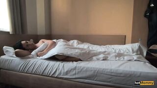 Night Accident With Stepmom In A Hotel