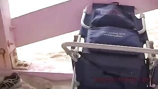 Wives Teasing Nude Beach Voyeurs & Gives One A Handjob!