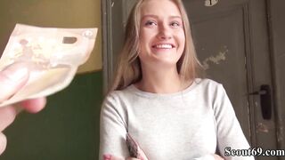 German Scout - Skinny Teen Tiffany Tatum Seduce To Fuck At Street Casting