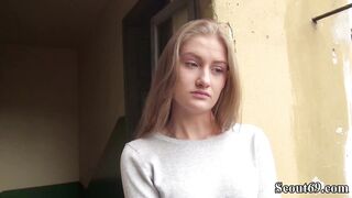 German Scout - Skinny Teen Tiffany Tatum Seduce To Fuck At Street Casting