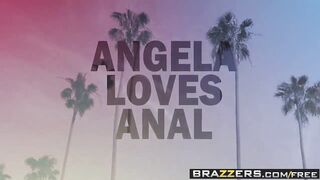 Brazzers - Big Wet Butts - Angela Loves Anal Scene Starring Angela White And Markus Dupree