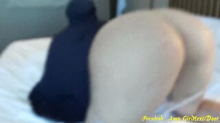 Arab Burqa Teen Fucked In All Three Holes, & She Loved It! - Anal Creampie!