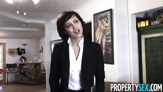 Propertysex - Cute Real Estate Agent Makes Dirty Pov Sex Video With Client